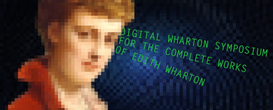 Edith Wharton pixelated